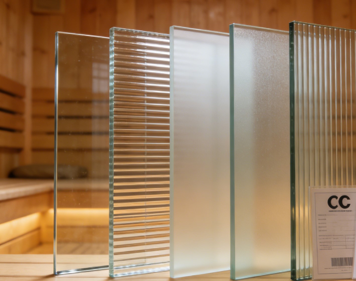 सौना कक्ष विस्फोट रोधी ग्लास