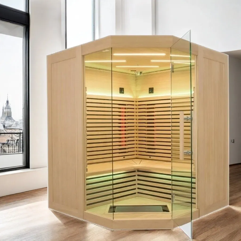घर के लिए 3-4 व्यक्ति हेमलॉक इन्फ्रारेड सौना