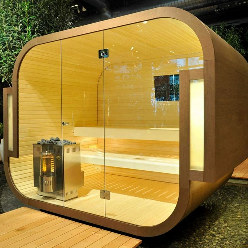 वाटरप्रूफ आयरन सीडर आउटडोर डोर स्टीमिंग रूम